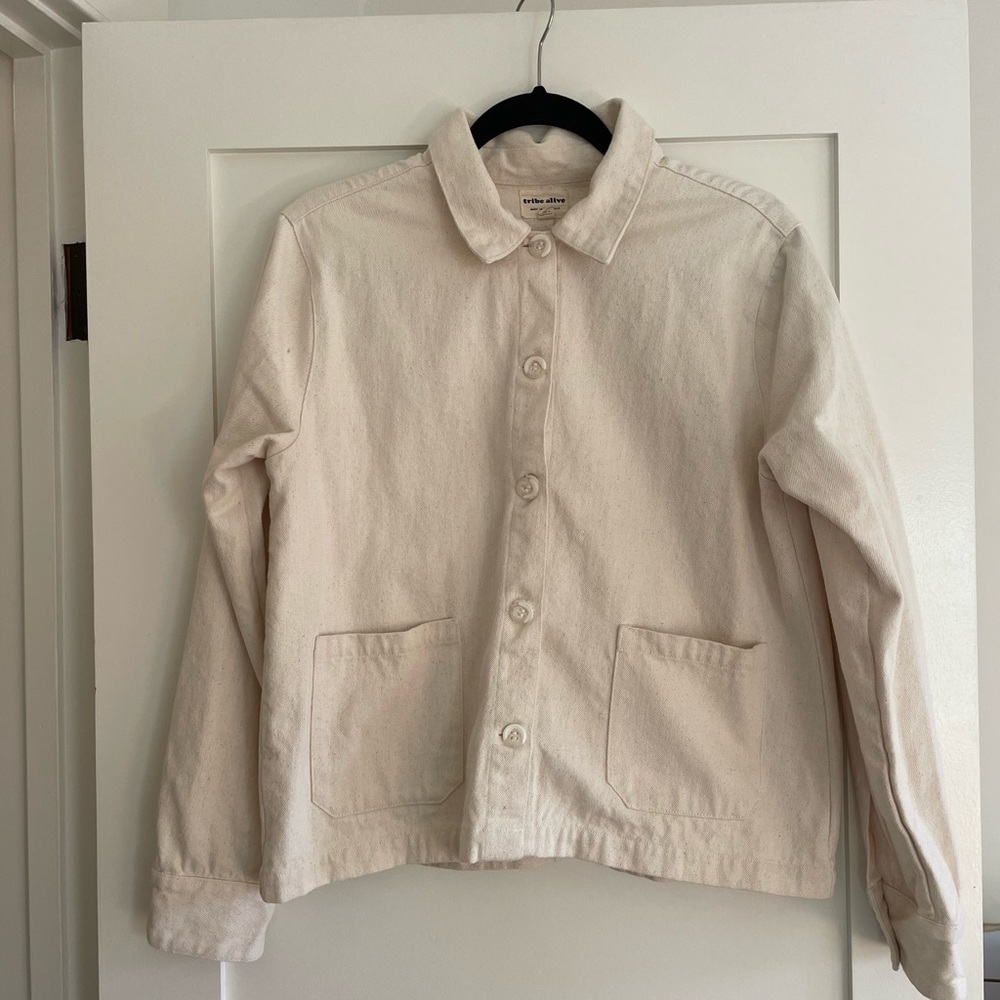 Tribe Alive / Madewell Cream Chore Coat